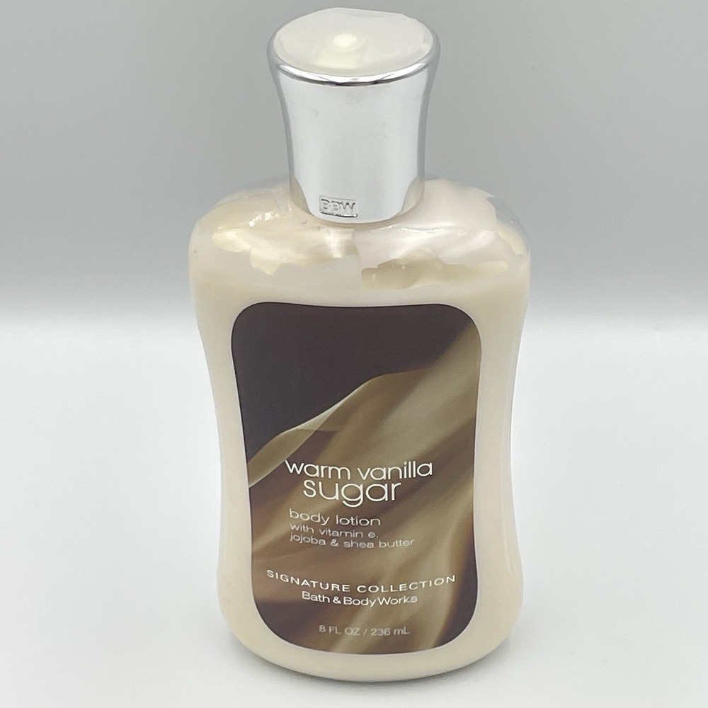 Bath & Body Works Warm Vanilla Sugar Body Lotion 8 oz Signature Collection New